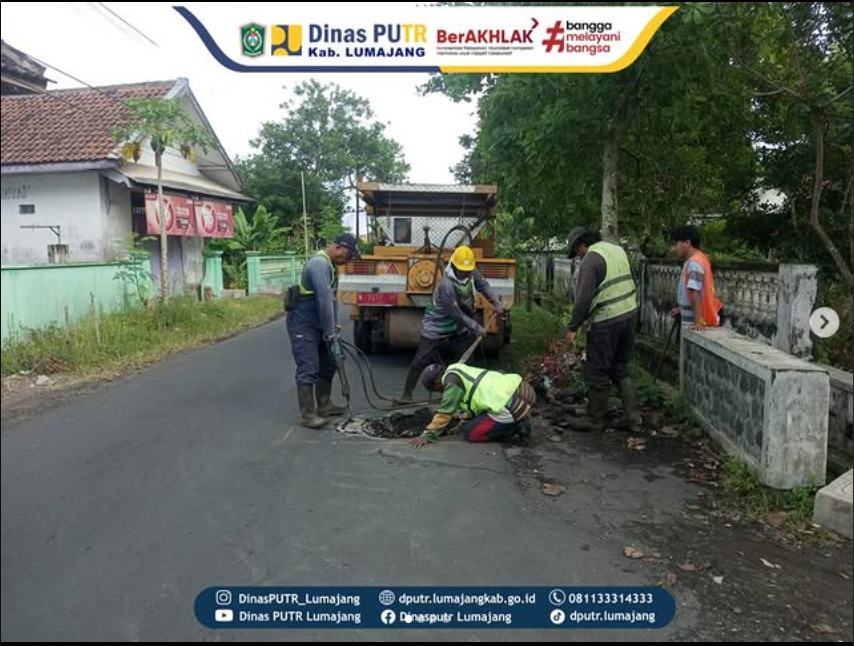 Penanganan Kerusakan Gorong-Gorong di Ruas Jalan Tukum – Klampok Arum