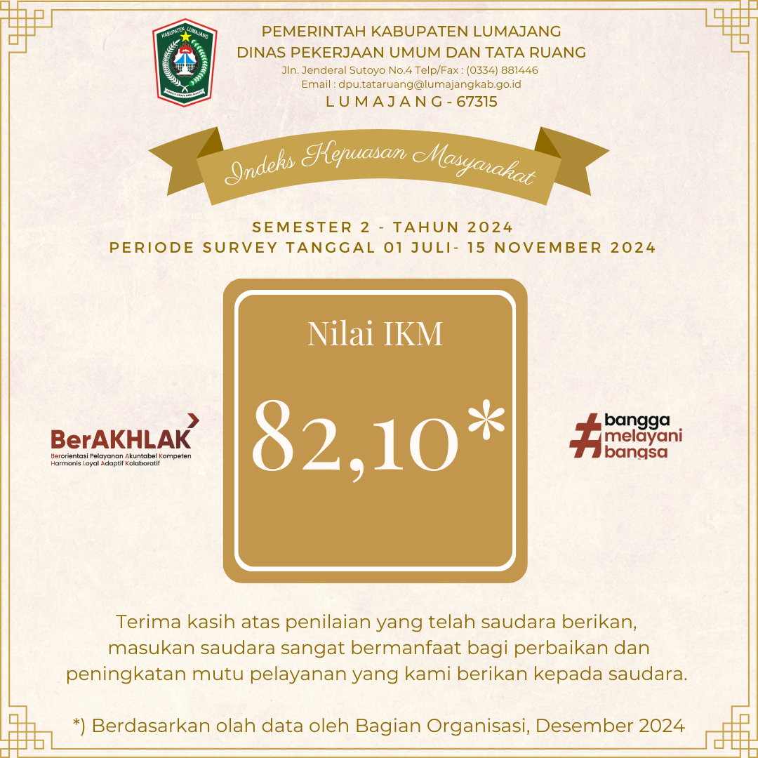 IKM Semester Ii Dinas PUTR Tahun 2024